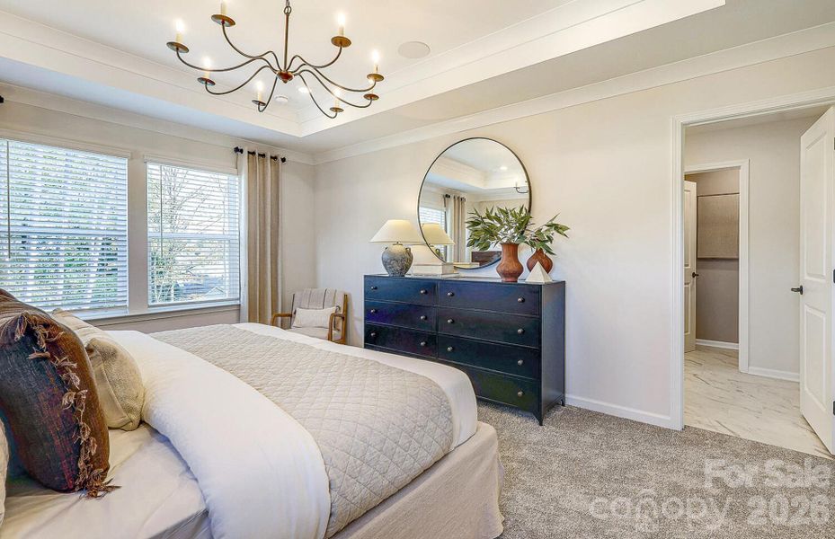 Furnished interior view inside a new home in Galloway Towns, Charlotte (Image 26).