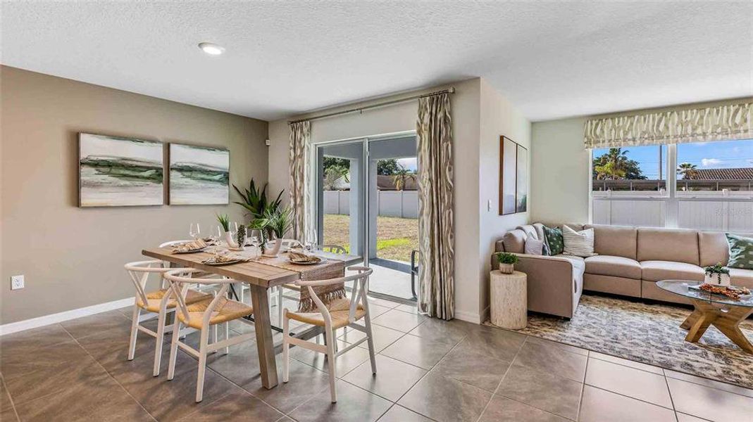 Furnished interior view inside a new home in , Dade City (Image 17).