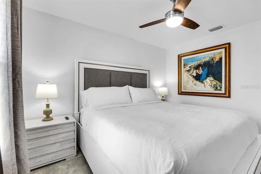 Furnished interior view inside a new home in , The Villages (Image 22).
