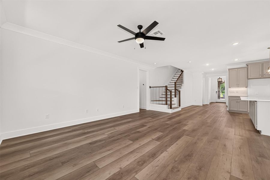Spacious, unfurnished interior of a new home in Two Step Farm, Montgomery (Image 23). Spacious, unfurnished interior of a new home in Two Step Farm, Montgomery (Image 23).