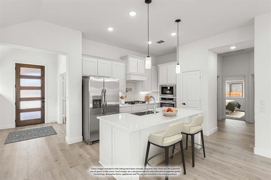 Furnished interior view inside a new home in West Crossing, Anna (Image 8).