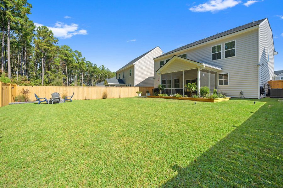 Exterior details and patio area of a home in Cypress Preserve: Juniper Collection, Moncks Corner (Image 3).