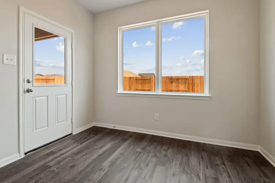 Spacious, unfurnished interior of a new home in Trails at Cochran Ranch, Waller (Image 12). Spacious, unfurnished interior of a new home in Trails at Cochran Ranch, Waller (Image 12).