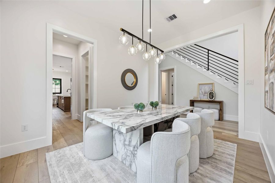 Furnished interior view inside a new home in , Houston (Image 30).