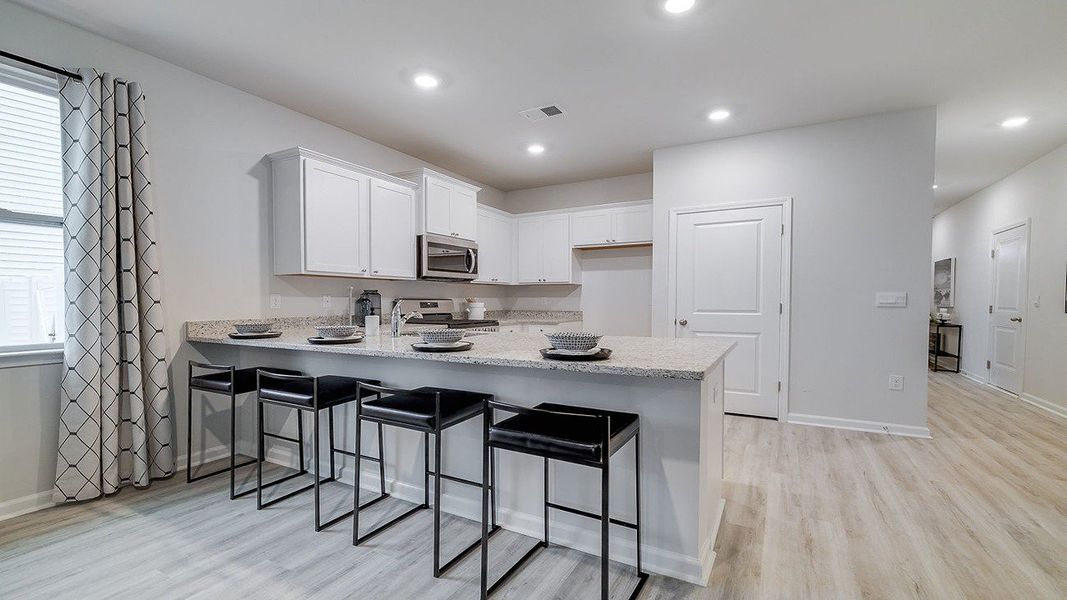 Furnished interior view inside a new home in The Retreat at East Argent, Ridgeland (Image 8).