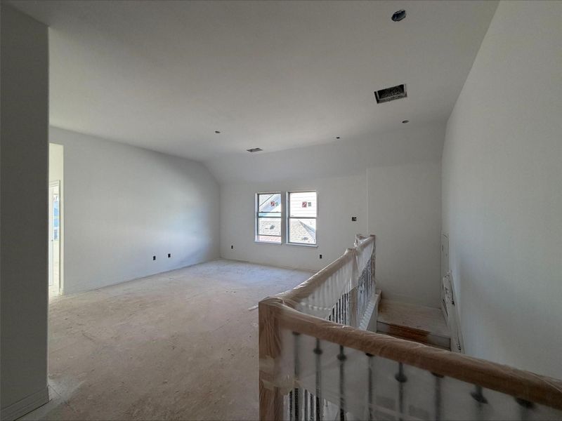 Actual progress of your home.