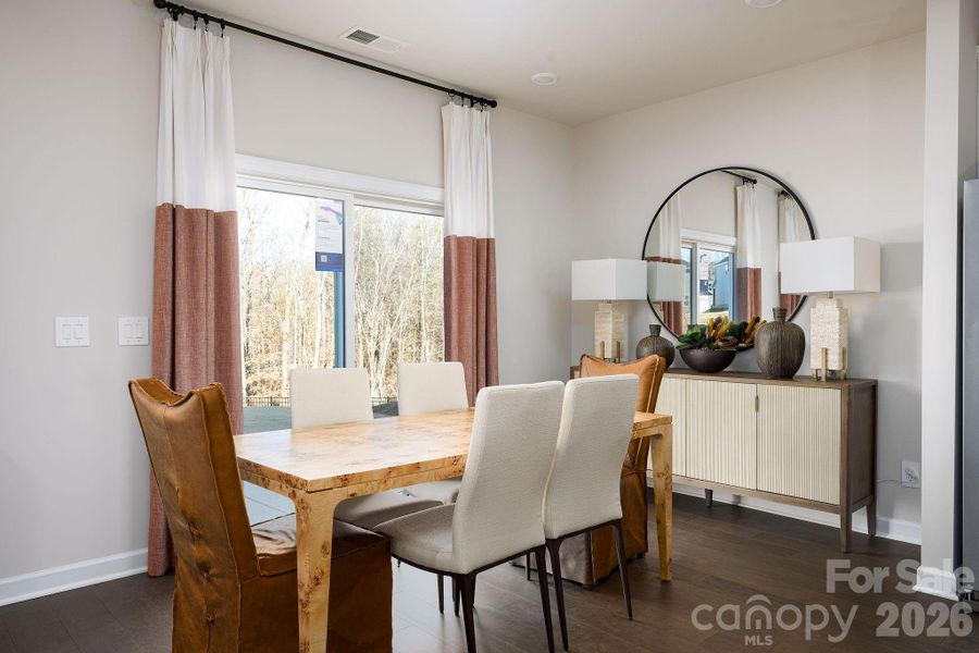 Furnished interior view inside a new home in , Mocksville (Image 29).