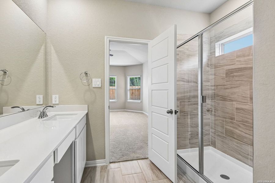 Furnished interior view inside a new home in Royal Crest, San Antonio (Image 9).