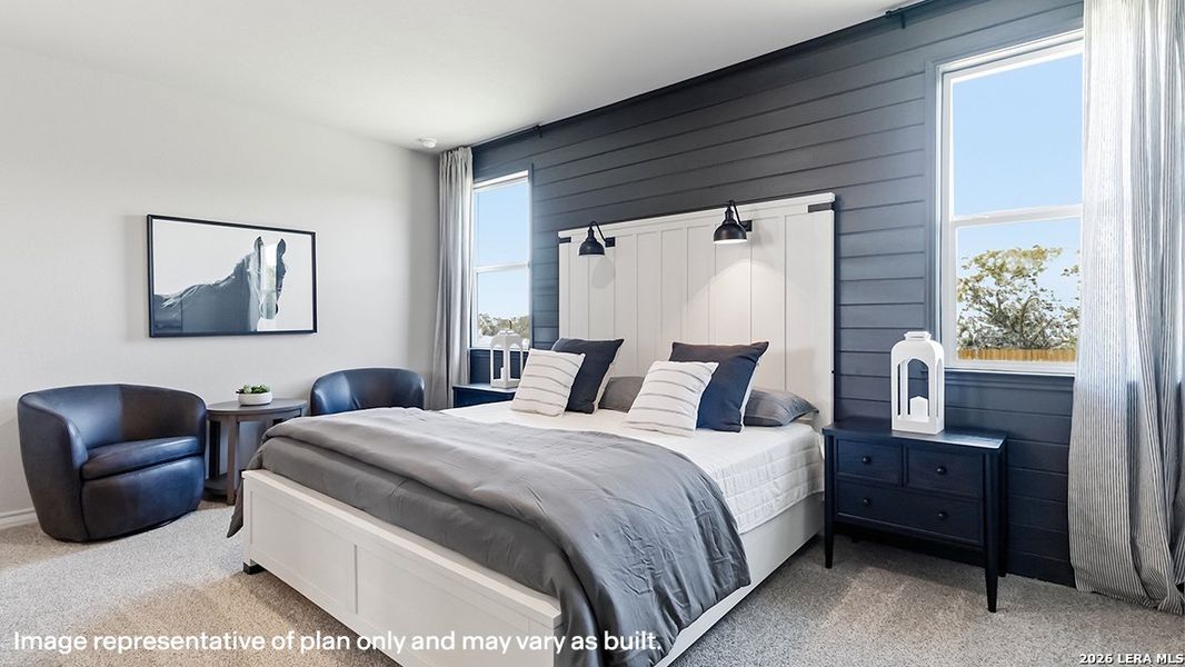 Furnished interior view inside a new home in , Mico (Image 23).