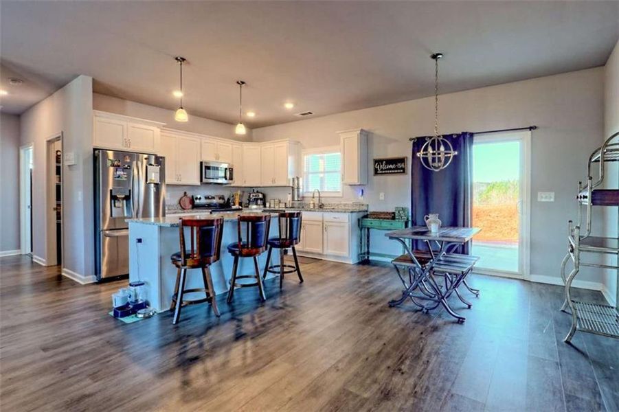 Furnished interior view inside a new home in , Eastanollee (Image 44).