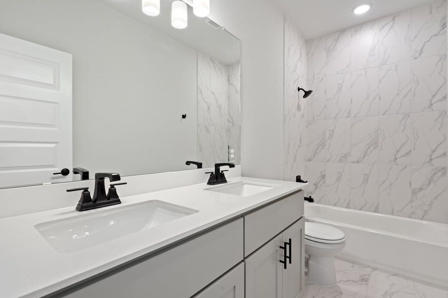 Close-up of interior finishes inside a home in Union Collection at Park Central, Georgetown (Image 17).