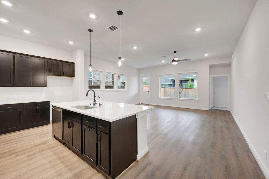 Furnished interior view inside a new home in Mayfair - Select Classic Series, New Braunfels (Image 6).