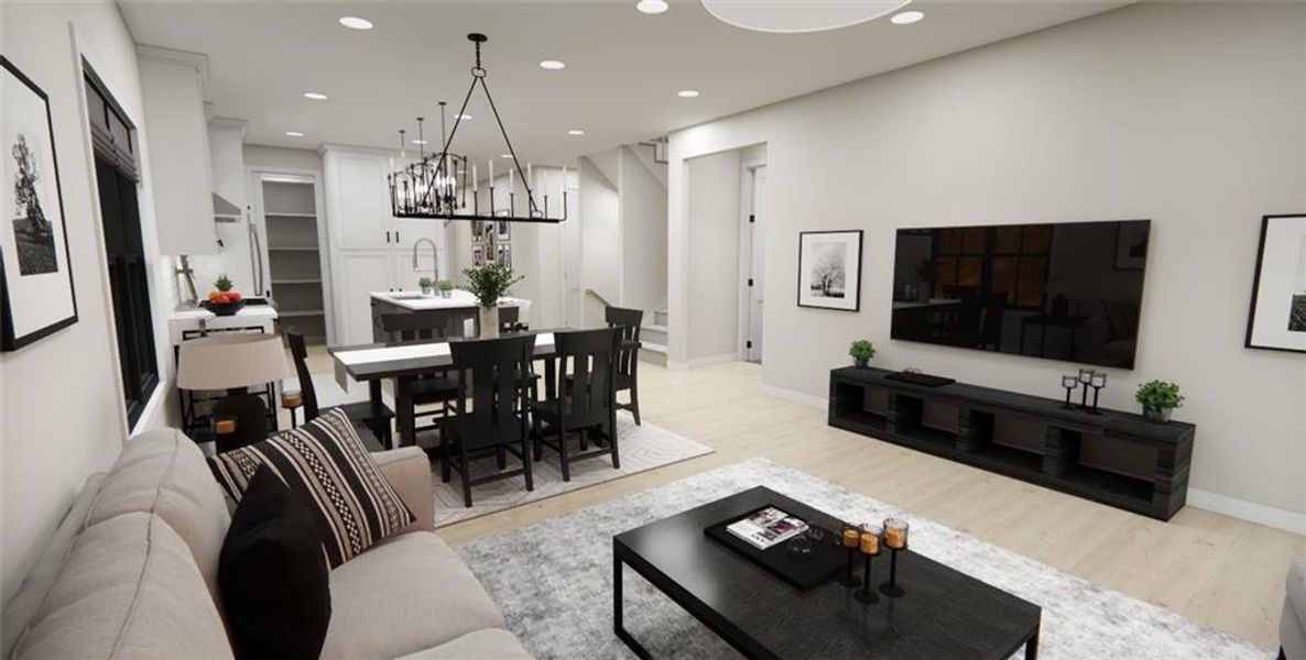 Furnished interior view inside a new home in , Carrollton (Image 13).