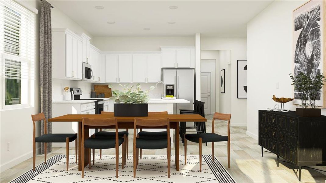 Furnished interior view inside a new home in Prosperity Lakes Active Adult: Active Adult Villas, Parrish (Image 11).