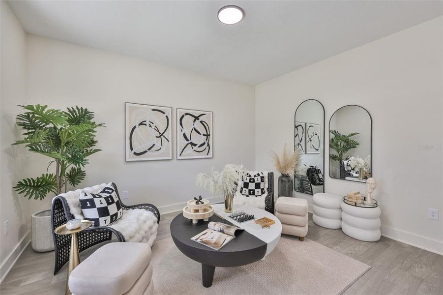 Furnished interior view inside a new home in , Tampa (Image 59).