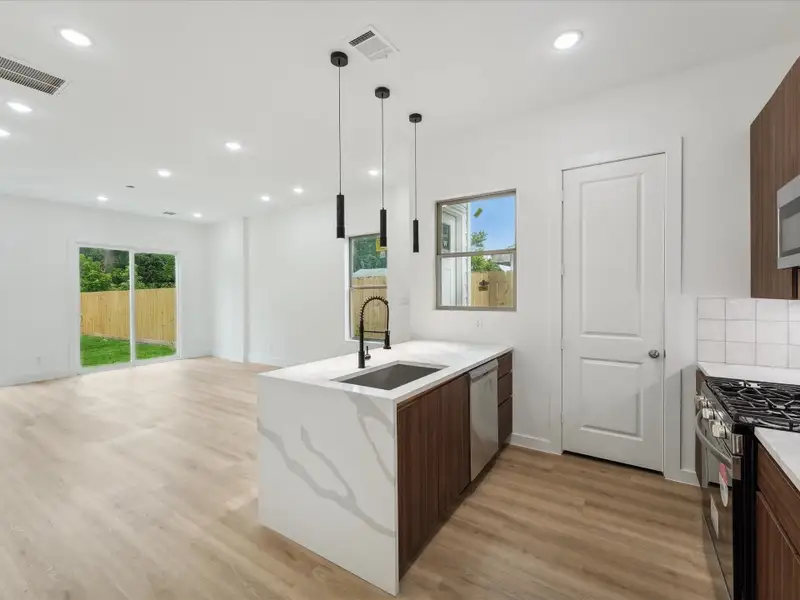 Furnished interior view inside a new home in , Houston (Image 9).