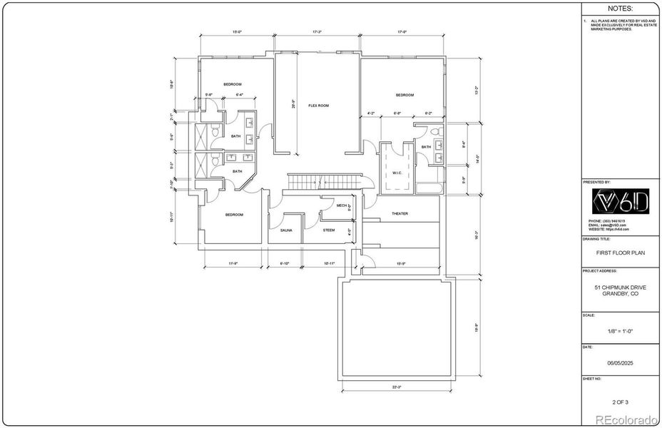 2D floor plan layout of this home in , Granby, CO (Image 4).