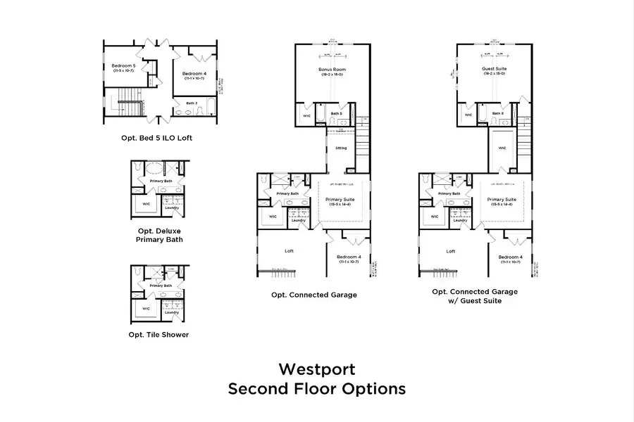 2D floor plan layout for the Westport by DRB Homes in Riley Farms, Rockvale, TN (Image 9). 2D floor plan layout for the Westport by DRB Homes in Riley Farms, Rockvale, TN (Image 9).