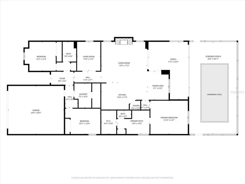 2D floor plan layout of this home in , Englewood, FL (Image 5).