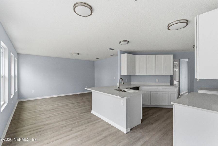 Furnished interior view inside a new home in , Jacksonville (Image 5). Furnished interior view inside a new home in , Jacksonville (Image 5).