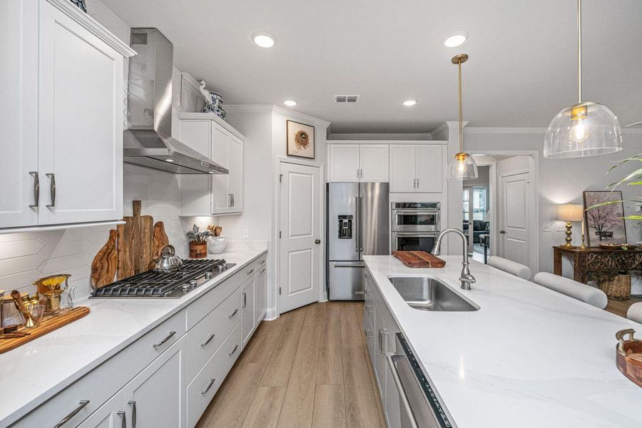 Furnished interior view inside a new home in Sea Island Preserve, Johns Island (Image 8). Furnished interior view inside a new home in Sea Island Preserve, Johns Island (Image 8).