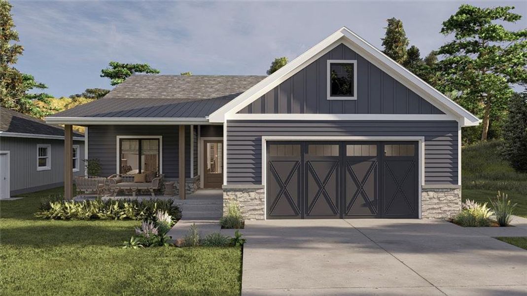 Front exterior of a new home in , Albany, GA, highlighting curb appeal (Image 8). Front exterior of a new home in , Albany, GA, highlighting curb appeal (Image 8).