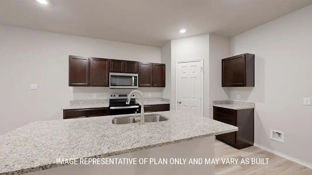 Furnished interior view inside a new home in The Terrace Duplexes, Temple (Image 3).