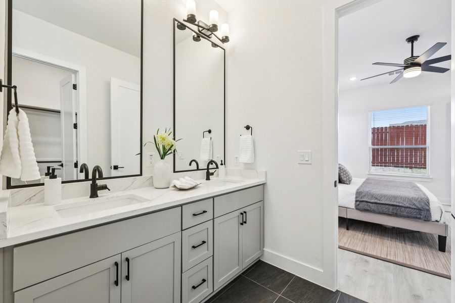 Furnished interior view inside a new home in Foxfield, Austin (Image 29).