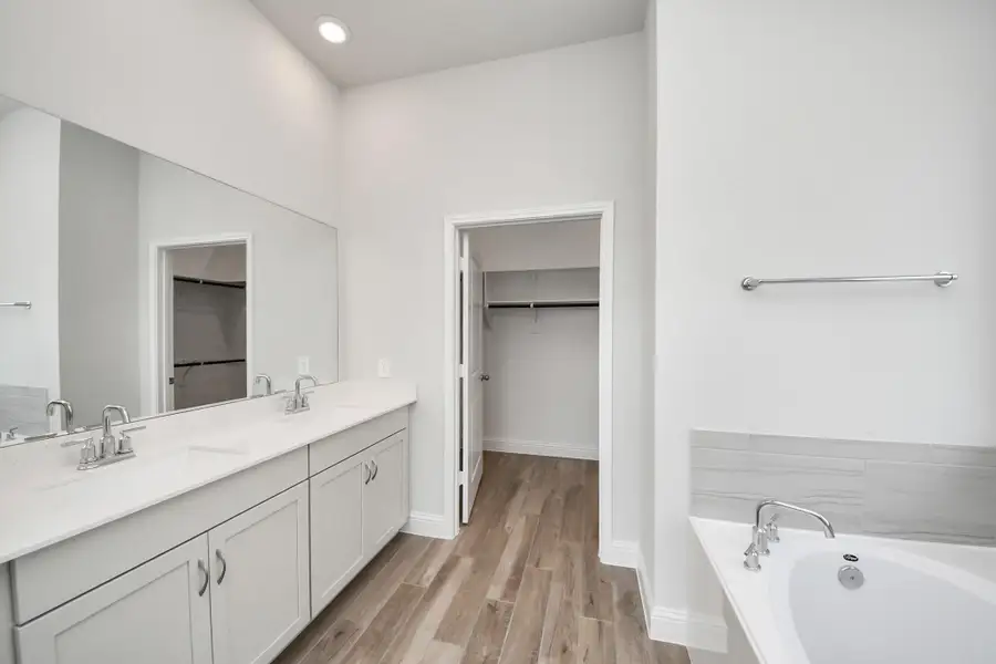 Furnished interior view inside a new home in Elyson: Elyson Duets, Katy (Image 2).