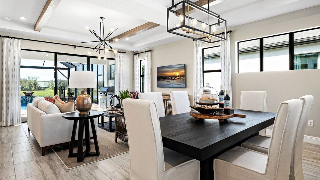 Dining and Living room