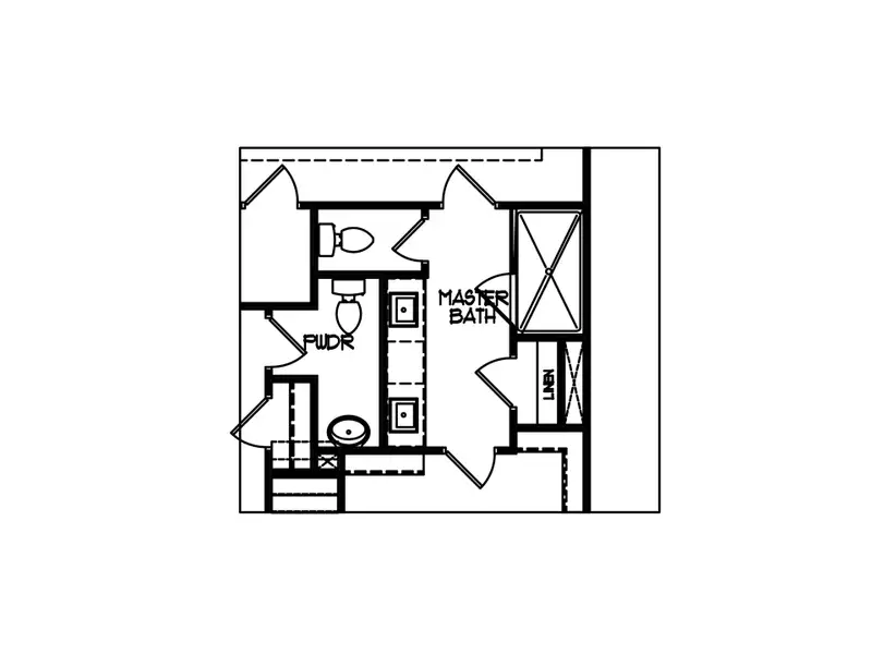 2D floor plan layout for the The Azalea by My Home Communities in Reserve at Jodeco, Stockbridge, GA (Image 8).