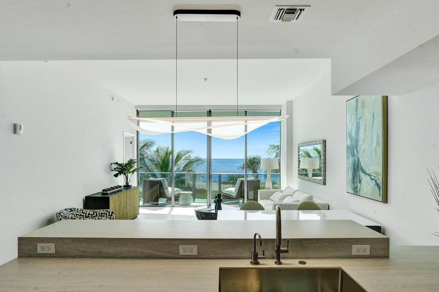 Furnished interior view inside a new home in Casamar, Pompano Beach (Image 18).