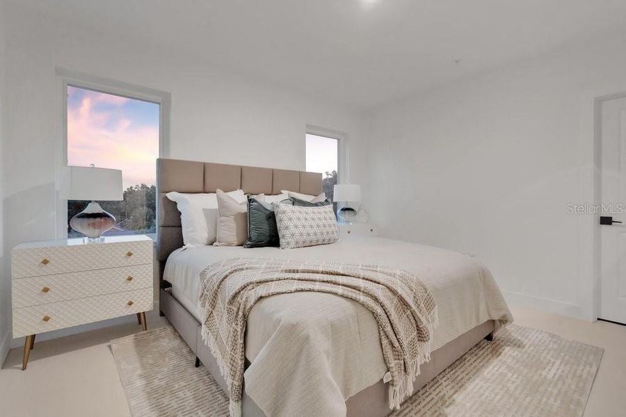 Furnished interior view inside a new home in , Orlando (Image 54).