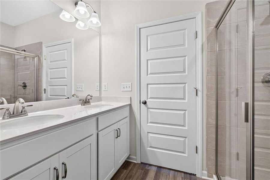 Furnished interior view inside a new home in Fuller Station, Loganville (Image 17).
