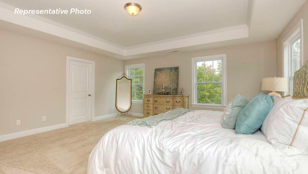 Furnished interior view inside a new home in Sanctuary at Southgate, Indian Trail (Image 39).