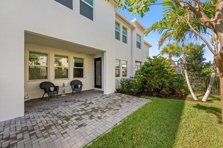 Exterior details and patio area of a home in , Westlake (Image 27).