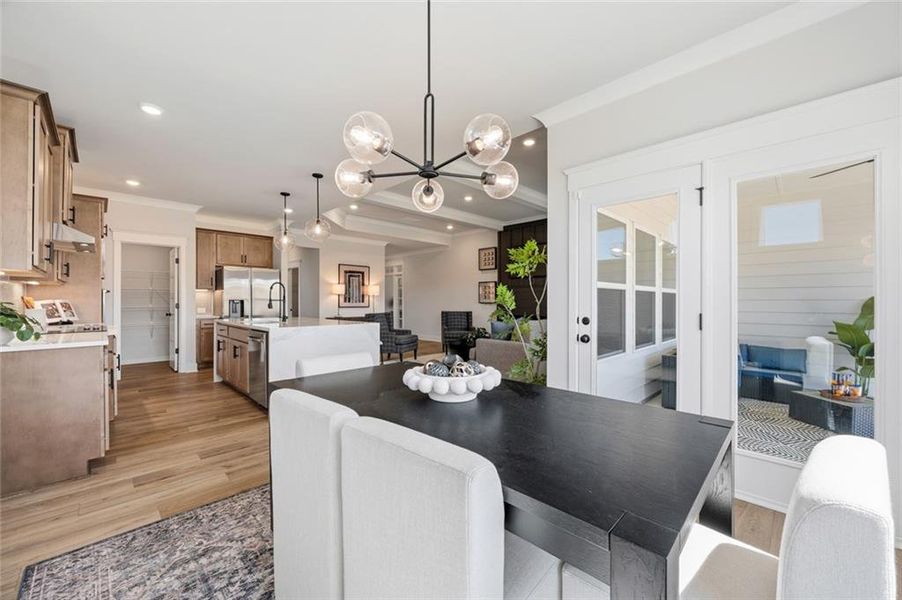 Furnished interior view inside a new home in Fowler Farms, Auburn (Image 7).