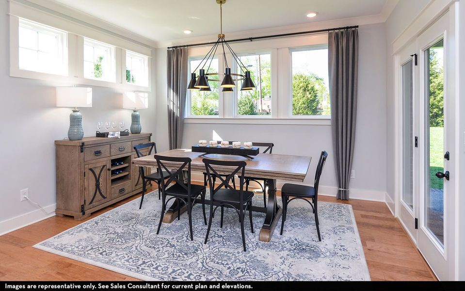 Furnished interior view inside a new home in Aden Woods, Fairview (Image 11).