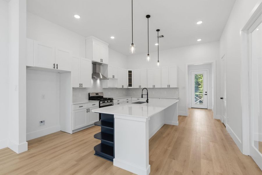 Furnished interior view inside a new home in , Cypress (Image 11).
