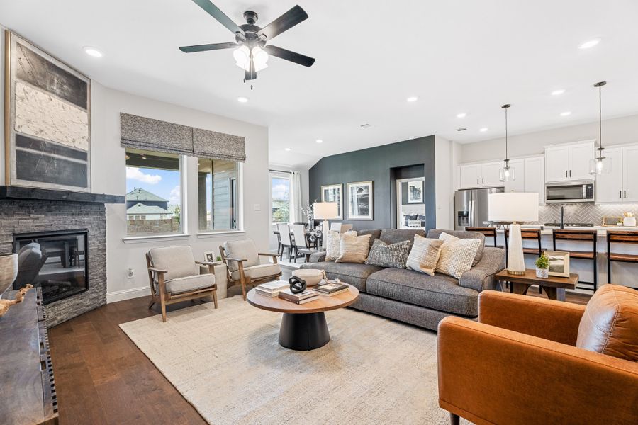 Representative furnished interior of a home built from the Rainier by Beazer Homes in Cottonwood, Dorchester (Image 5). Representative furnished interior of a home built from the Rainier by Beazer Homes in Cottonwood, Dorchester (Image 5).