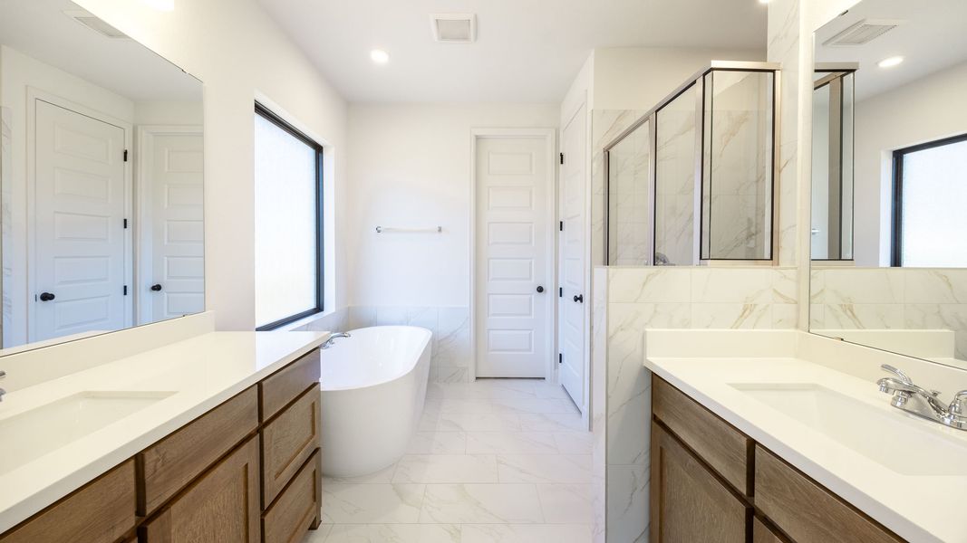 Furnished interior view inside a new home in Parkside On The River, Georgetown (Image 5).