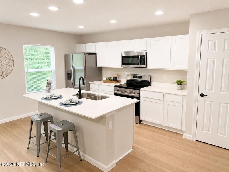 Furnished interior view inside a new home in , Jacksonville (Image 8).