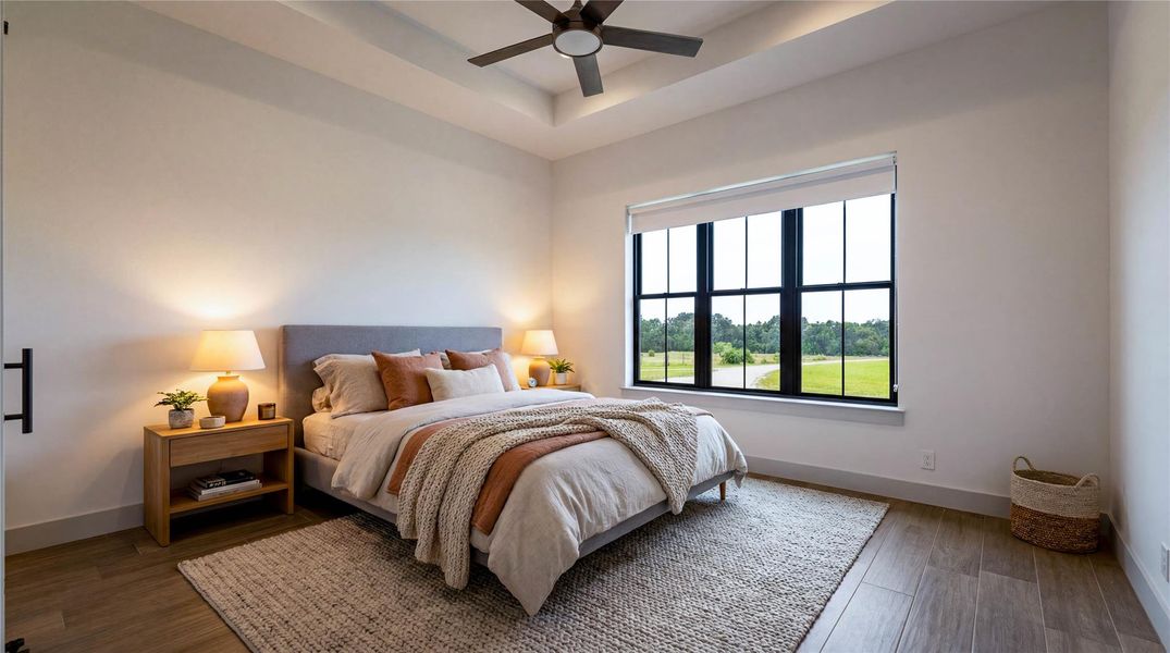 Furnished interior view inside a new home in , San Marcos (Image 11).
