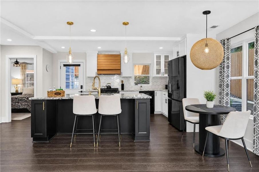 Furnished interior view inside a new home in , Atlanta (Image 10).