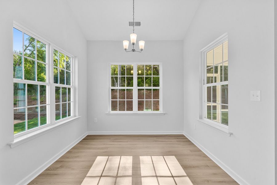 Spacious, unfurnished interior of a new home in Brayden, Advance (Image 20). Spacious, unfurnished interior of a new home in Brayden, Advance (Image 20).