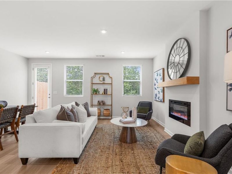 Furnished interior view inside a new home in Stegall Village, Emerson (Image 13).