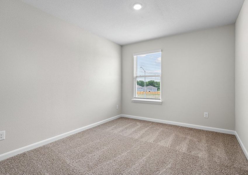 The secondary bedrooms are a great space for childrens bedrooms or guest rooms.