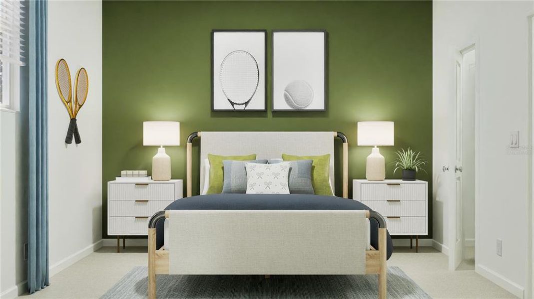 Furnished interior view inside a new home in , Davenport (Image 12).