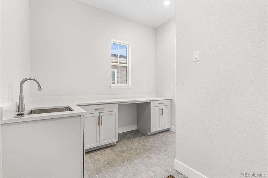 Furnished interior view inside a new home in Retreat at The Canyons, Castle Pines (Image 27).