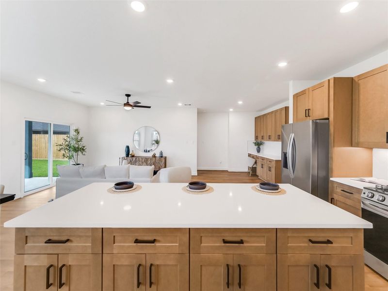 Furnished interior view inside a new home in , Splendora (Image 28).